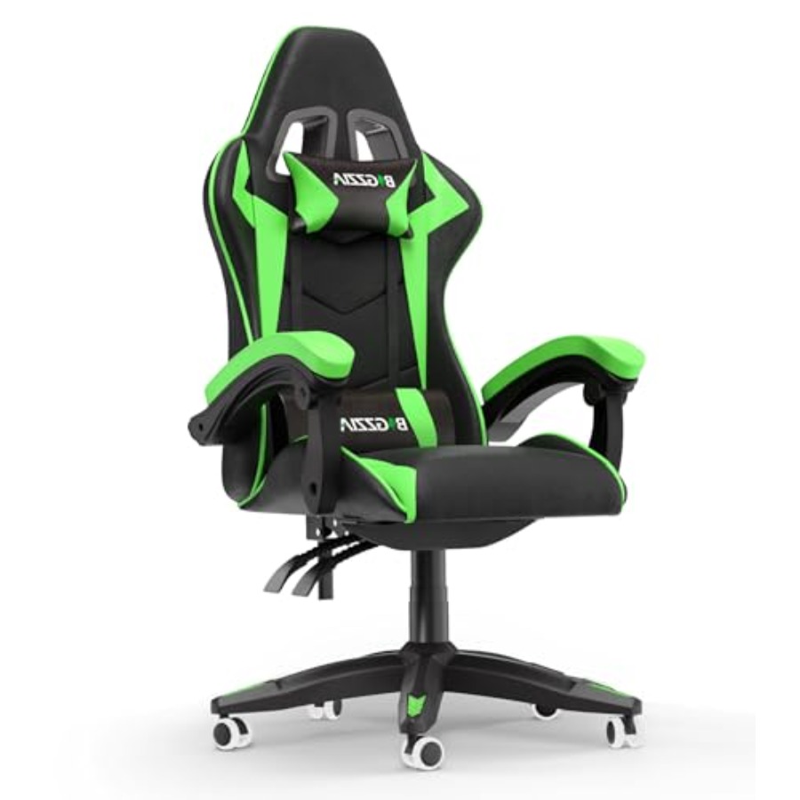 Ergonomic Office Chair - Krzesło do gier z podparciem lędźwiowym,