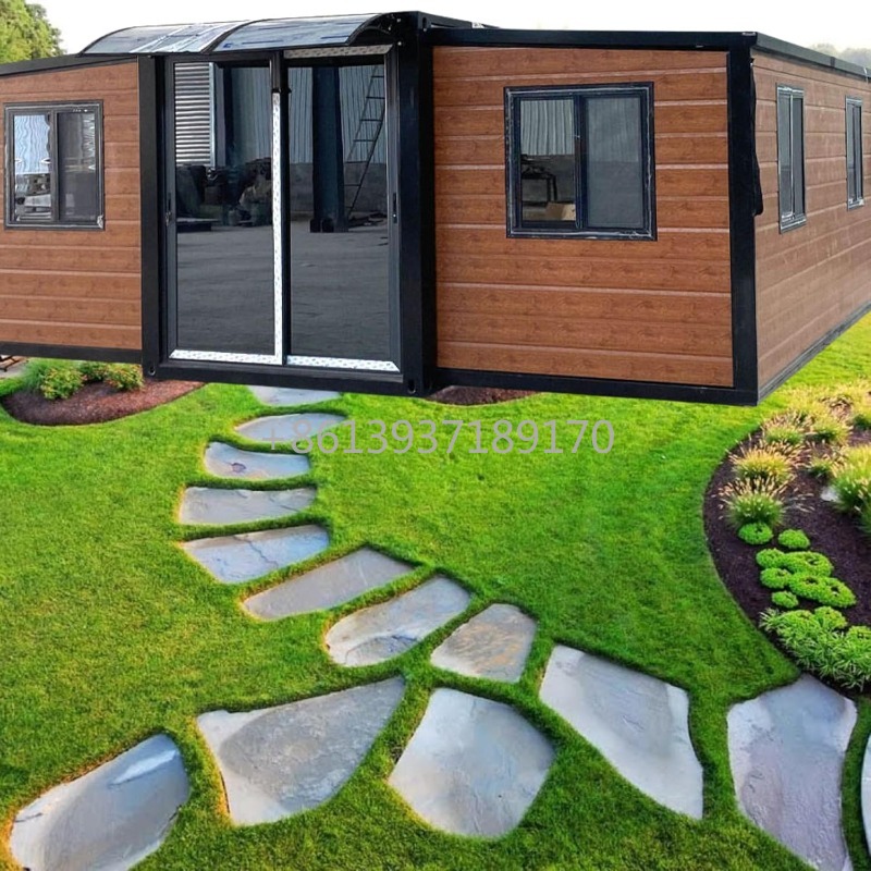 Home Office Or - Nowoczesny prefabrykowany dom kontenerowy z przesuwnymi