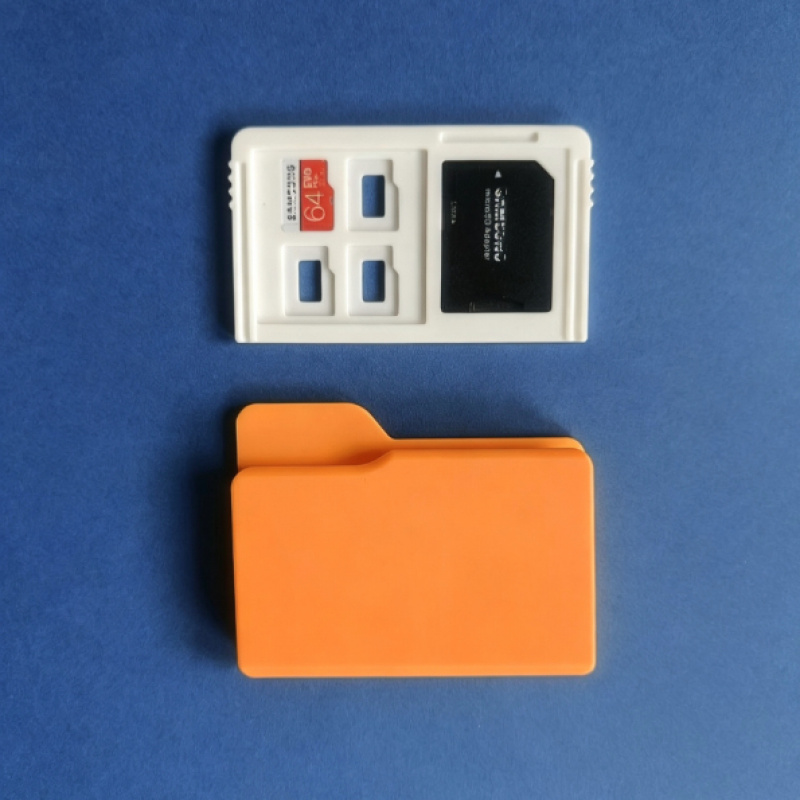 Pomarańczowe, plastikowe etui  – Document Scanner Portable recenzja i cena