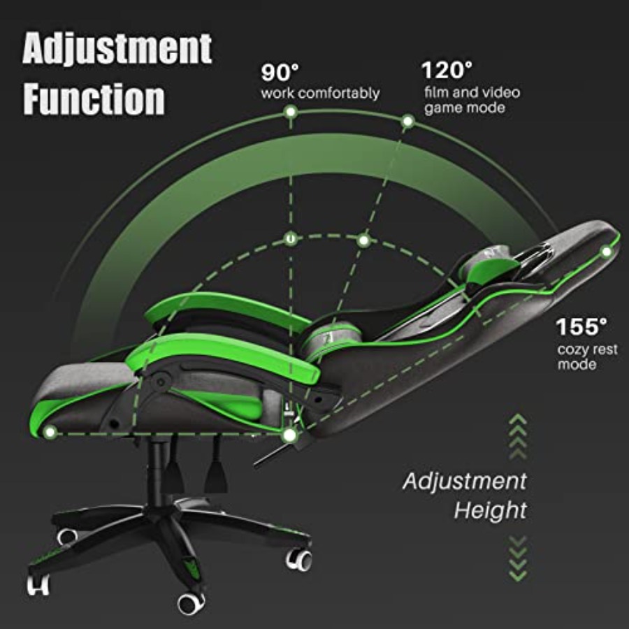 Krzesło do gier z podparciem l – Ergonomic Office Chair recenzja i cena