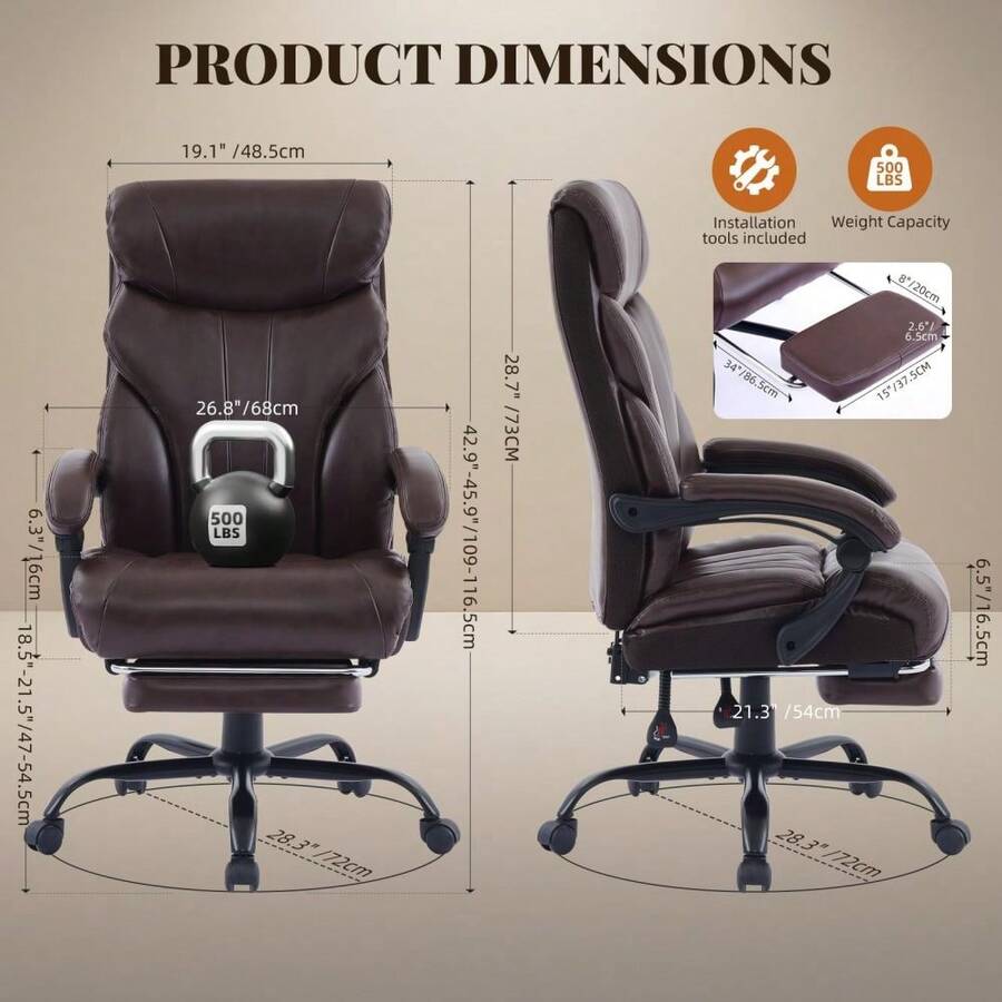 Krzesło biurowe, krzesło kompu – Ergonomic Office Chair recenzja i cena