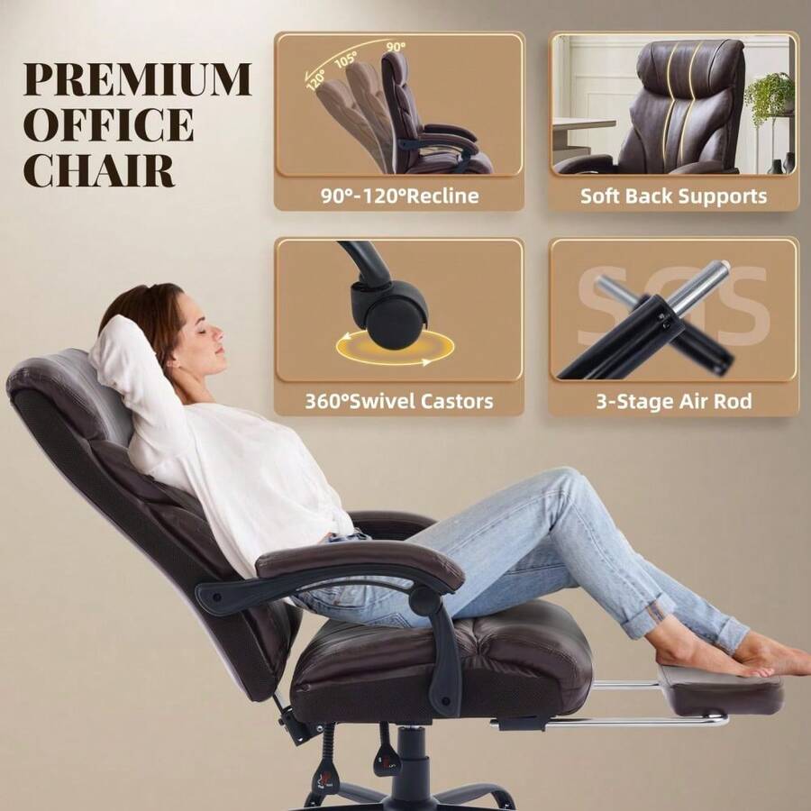 Krzesło biurowe, krzesło kompu – Ergonomic Office Chair recenzja i cena
