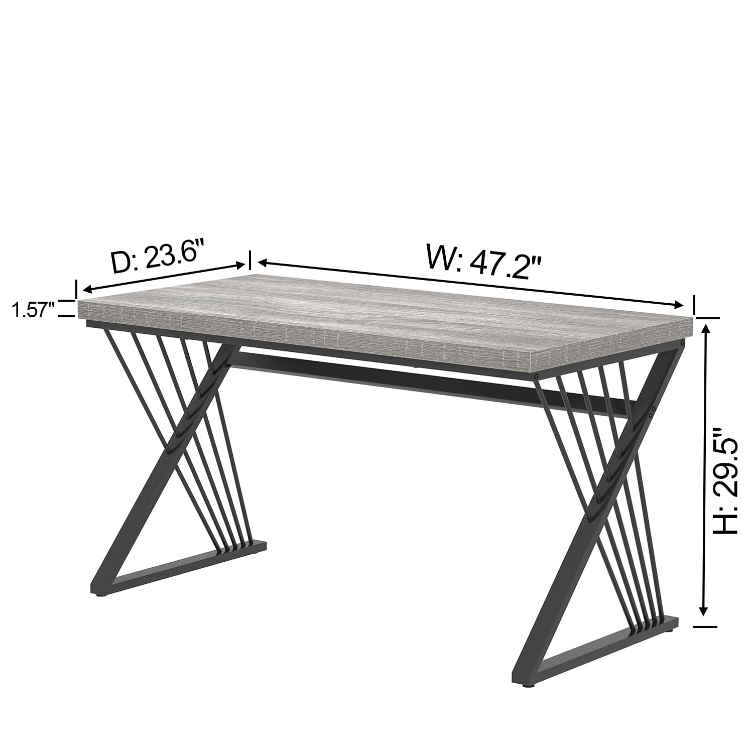 Rustykalny biurko komputerowe  – Home Office Work Table recenzja i cena