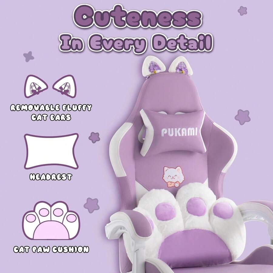 Różowe krzesło gamingowe z poł – Ergonomic Office Chair recenzja i cena