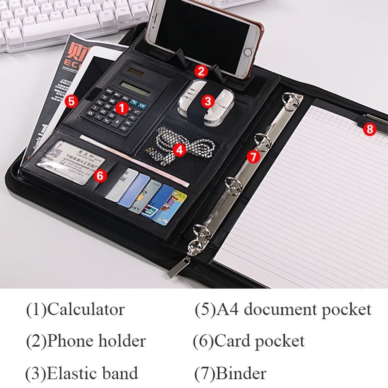 1 szt. Teczka A4 z PU skóry z  – Document Scanner Portable recenzja i cena
