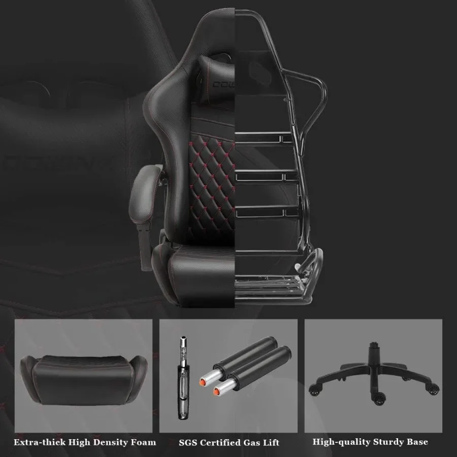 Duże i wygodne krzesło do gier – Ergonomic Office Chair recenzja i cena